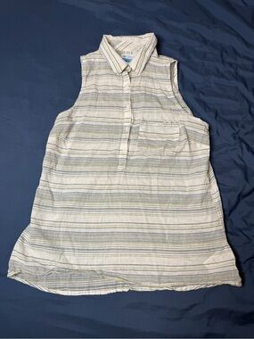 Columbia PFG top women medium 100% cotton sheer lightweight sleeveless tank